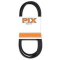 Pix North 0.5 x 103 in. Black, Rubber Industrial V-Belt 222814